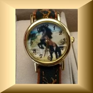 Kinderhorloge met Fries paard of pony