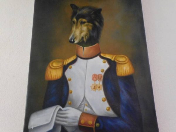 Speciaal schilderij van hond met uniform — 3modellen - Afbeelding 11