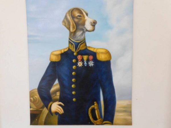 Speciaal schilderij van hond met uniform — 3modellen - Afbeelding 7