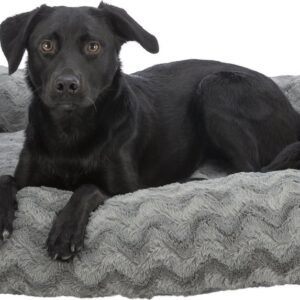 Trixie Be Eco - Vital Hondenmand Loki - Orthopedisch - Soft Edition - Gerecycled - Polyester - Grijs - 50X35 cm