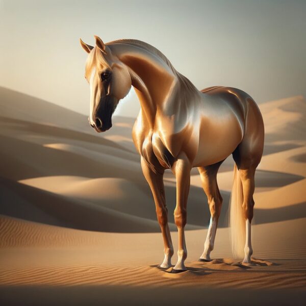 Grote Zilveren Hanger Akhal-Teke paard – Massief 925 Zilver – 40 x 45 mm - Collier van 50 cm - Afbeelding 6